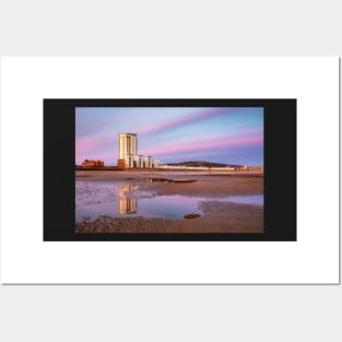 Meridian Tower and Swansea Bay Posters and Art